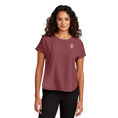 Mercer+Mettle® Women's Stretch Crepe Crew